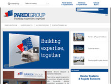 Tablet Screenshot of parex-group.co.uk